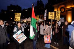 Photos and Videos: New York demonstration calls for freedom for Ahed ...