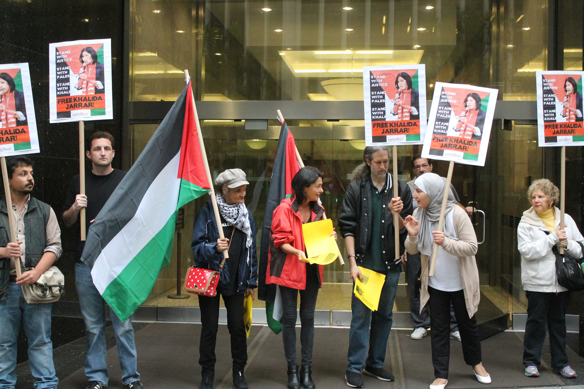 New Yorkers demand freedom for imprisoned Palestinian leader Khalida ...