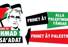 Göteborg 17/1: Bokkafékväll – Frihet åt Ahmad Sa’adat och alla palestinska fångar!