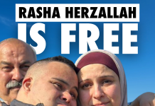 Palestinska journalisten Rasha Herzallah fri från sionistiska koloniala fängelser efter 6 månaders frihetsberövande