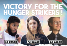 Tre hungerstrejkande avslutar sin strejk efter att Elbit nekats brittiskt kontrakt; Umer Khalid fortsätter sin hungerstrejk