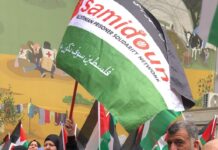 Solidaritetsmanifestation i Beirut kräver frihet åt palestinska fångar i ockupationens fängelser