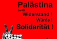 1. Juli: Aufruf gegen die israelische Annexion, für den Kampf für ein freies Palästina