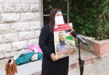 Ehemalige palästinensische Gefangene Etaf Alayan tritt in den Hungerstreik, um die Freilassung des Leichnams von Khader Adnan und der Leichen der inhaftierten Märtyrer zu fordern