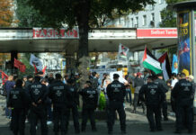 Berliner Kundgebung für Palästina stellt sich der Polizeirepression entgegen: From the River to the Sea, Palestine will be Free!