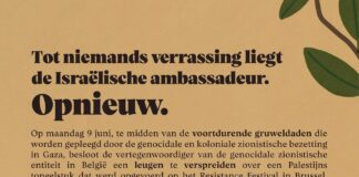 Tot niemands verrassing liegt de Israëlische ambassadeur. Opnieuw.