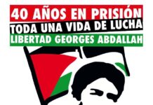 13 de junio, Madrid: ¡Libertad para Georges Ibrahim Abdallah!