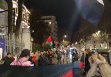 Madrid se moviliza por las activistas de Palestine Action en huelga de hambre en cárceles británicas concentración en Madrid