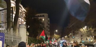 Madrid se moviliza por las activistas de Palestine Action en huelga de hambre en cárceles británicas concentración en Madrid