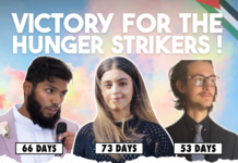 Three hunger strikers end their strike after Elbit denied British contract; Umer Khalid continues his strike for the 6th day