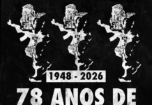 Dia da Luta Palestina 1948 – 2026: 78 anos de Nakba, 78 anos de resistência!